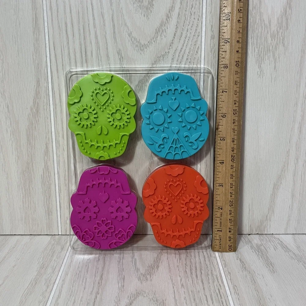 Fred Sweet Spirits Day of the Dead sugar skull cookie cutters stamps new set 4